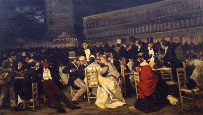 Piazza San Marco, 1869 da Michele Cammarano